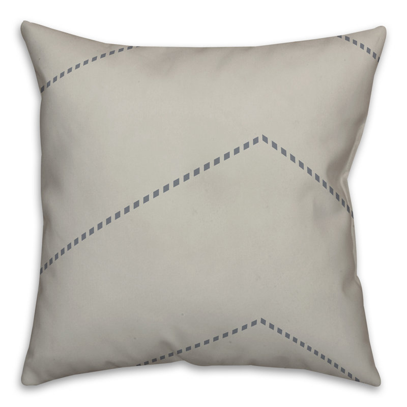 Housse et insert de coussin carré Dashed