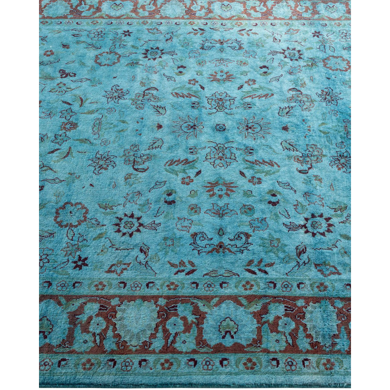 Fine Vibrance One-of-a-Kind 4' 2" X 6' 2" Hand Knotted Area Rug