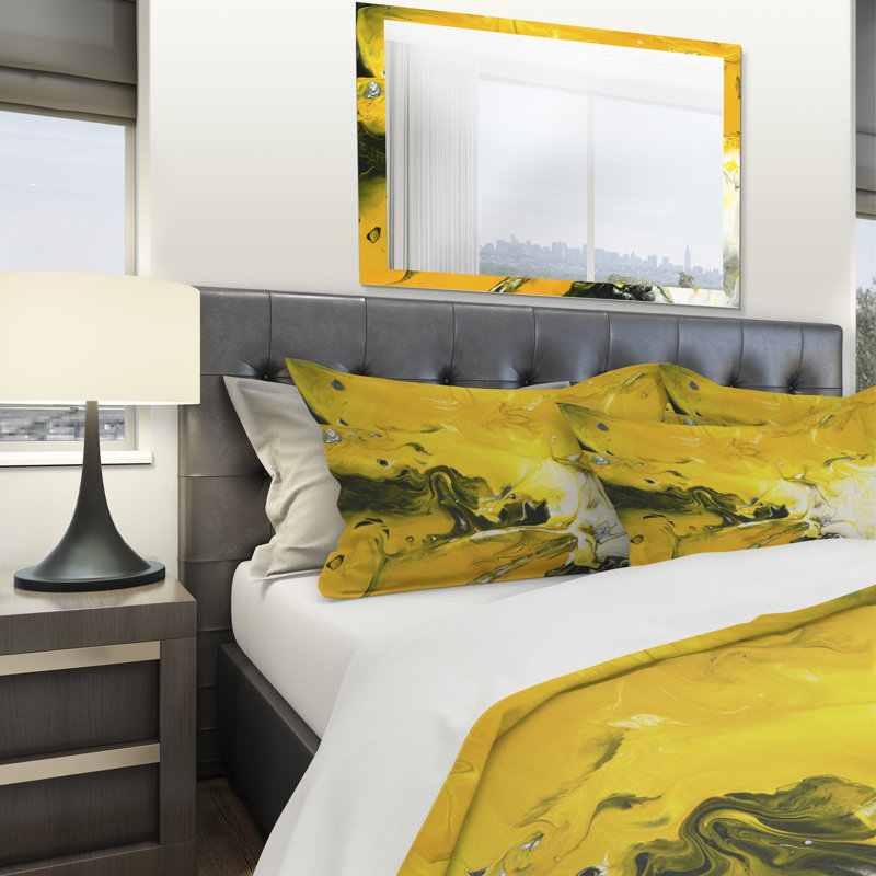 Modern & Contemporary Marble Duvet Cover, King Duvet Cover + 2 Shams