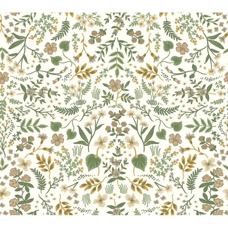 Papier peint adhésif Wildwood, Vert
