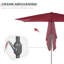 Heffner 6.5' x 9.5' Rectangular Market Umbrella-27811515