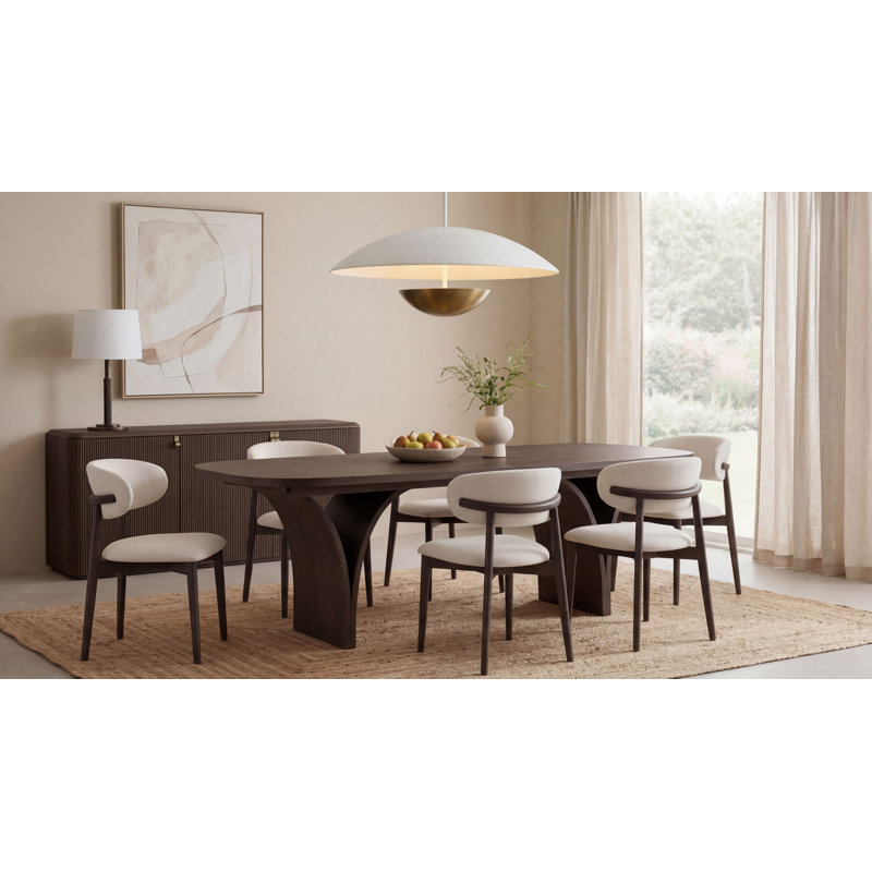 Munich Upholstered Dining Chair, Brown