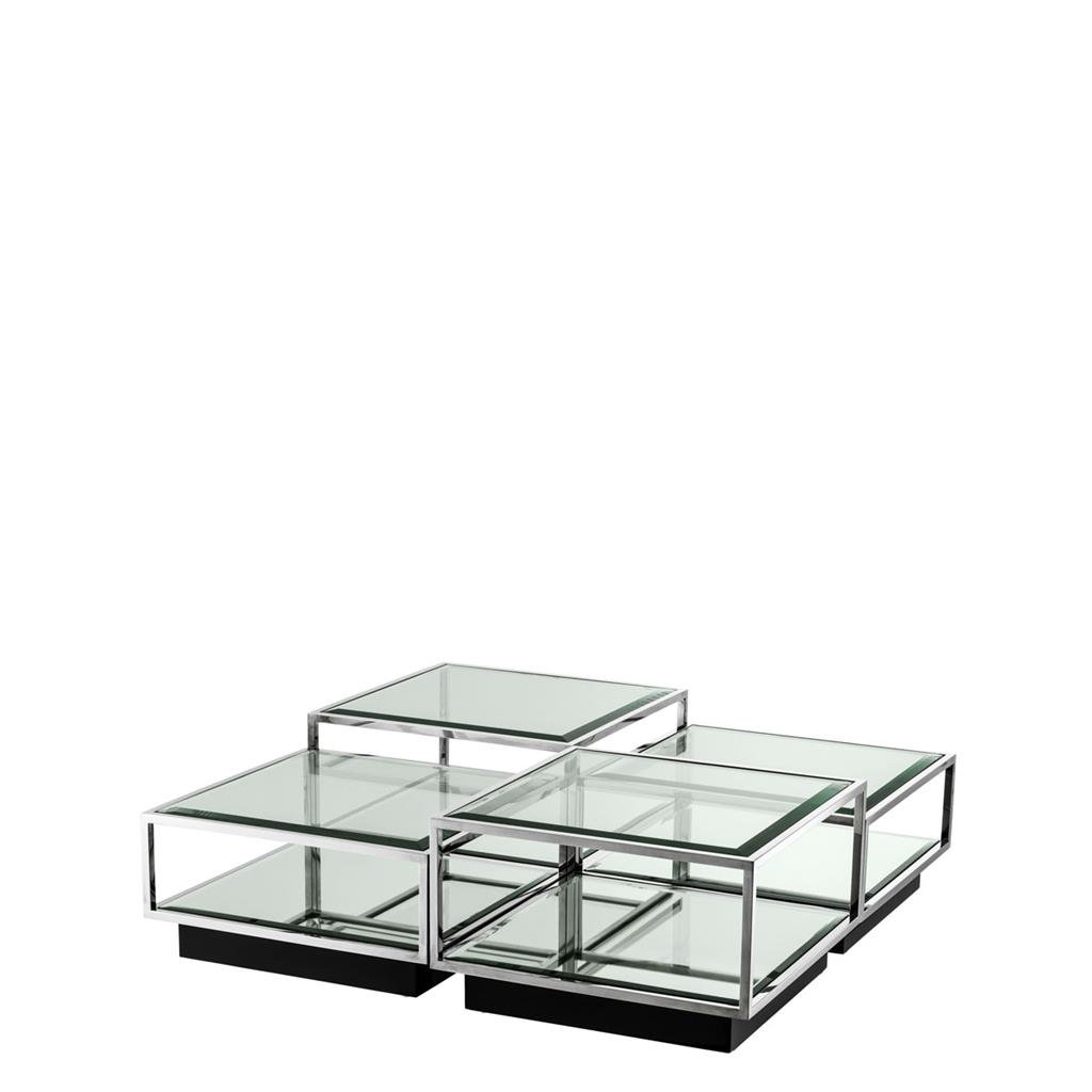 Tortona Solid 4 Coffee Table with Storage Eichholtz 