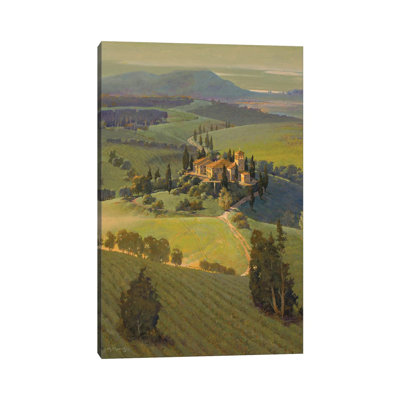 Hills of Tuscany - reproduction de photo sur toile tendue