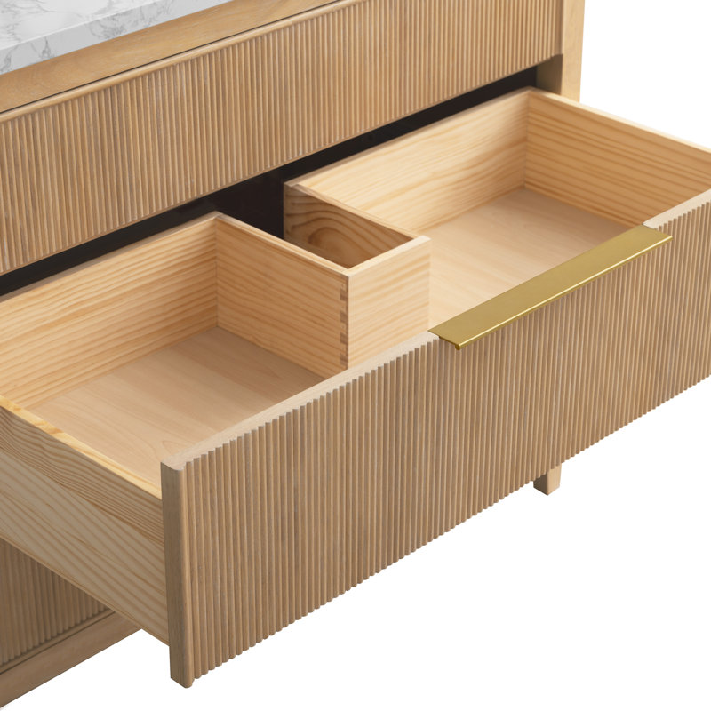 Emma 42" W Single Vanity, Classic Oak