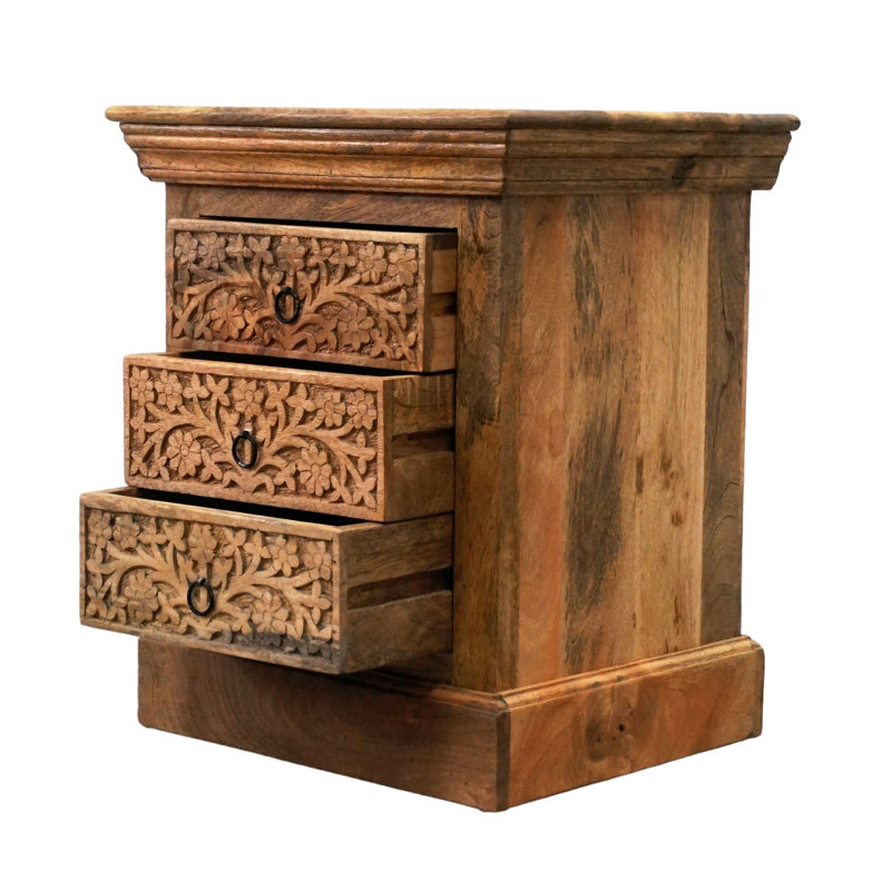 18'' W Solid Wood Nightstand