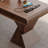 Full Solid Wood Desk with 3 Drawers Acrylic T-Legs-2020041616