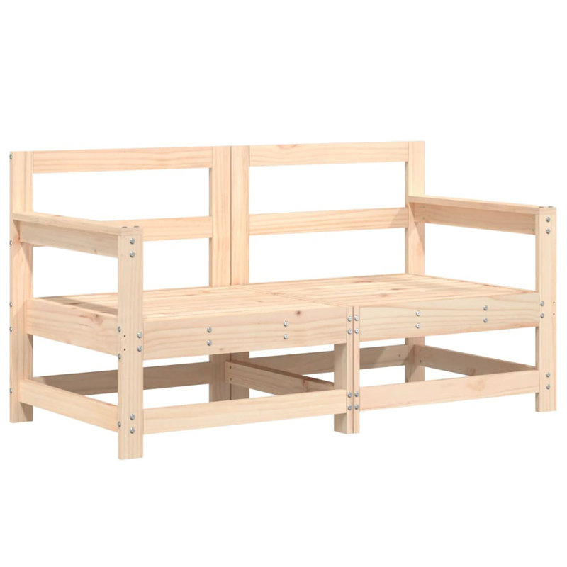 Alpen Home Garden Corner Sofas 2 Pcs Solid, Untreated Pinewood