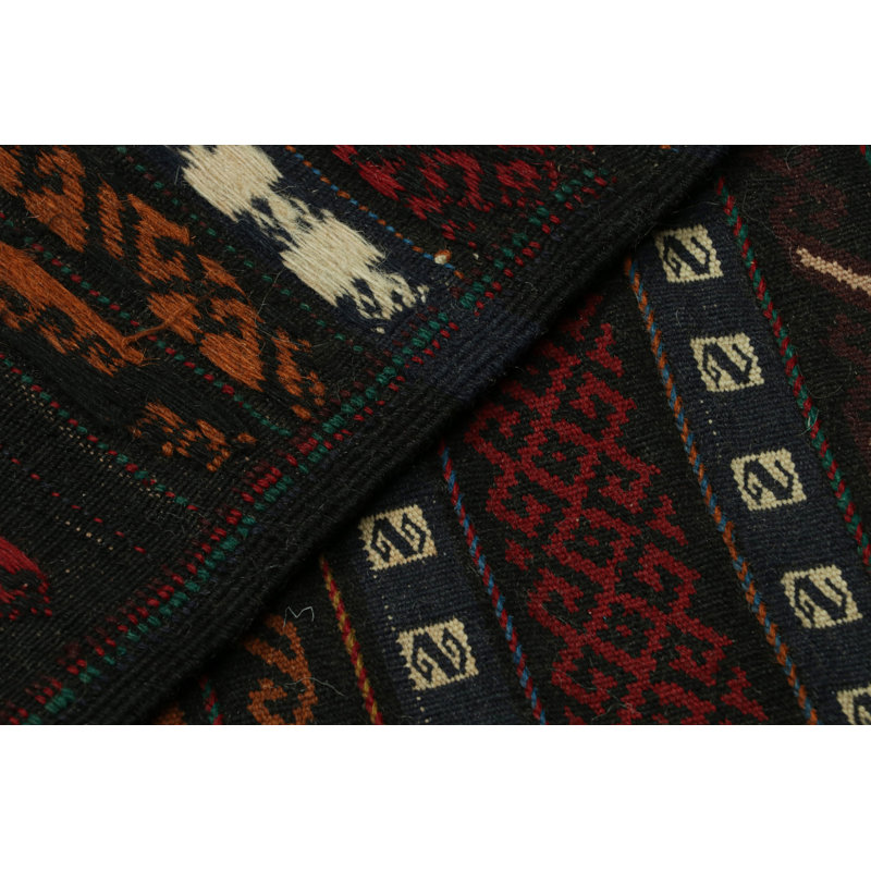 Hand Woven Silk and Wool Area Rug