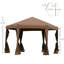Pavillon de jardin hexagonal