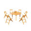 Surfliner Outdoor Teak Dining Set-1445954376-1445954382