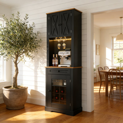 Armoire pour bar à vin 69 po