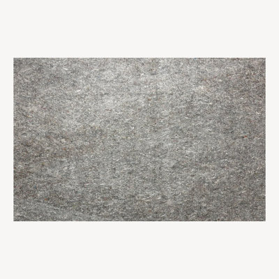 Sous-tapis gris de 6 pi x 9 pi - 1/3 po d'épaisseur, antidérapant, support rembourré pour les planchers durs