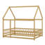 Lit double en bois pleine grandeur, lit maison avec structure de toit-1399137825-1399137828