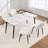 Faux Leather Upholstered Metal Dining Chair-957567222-957567178