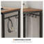 Bureau en noyer avec 8 crochets-896585240-897045728