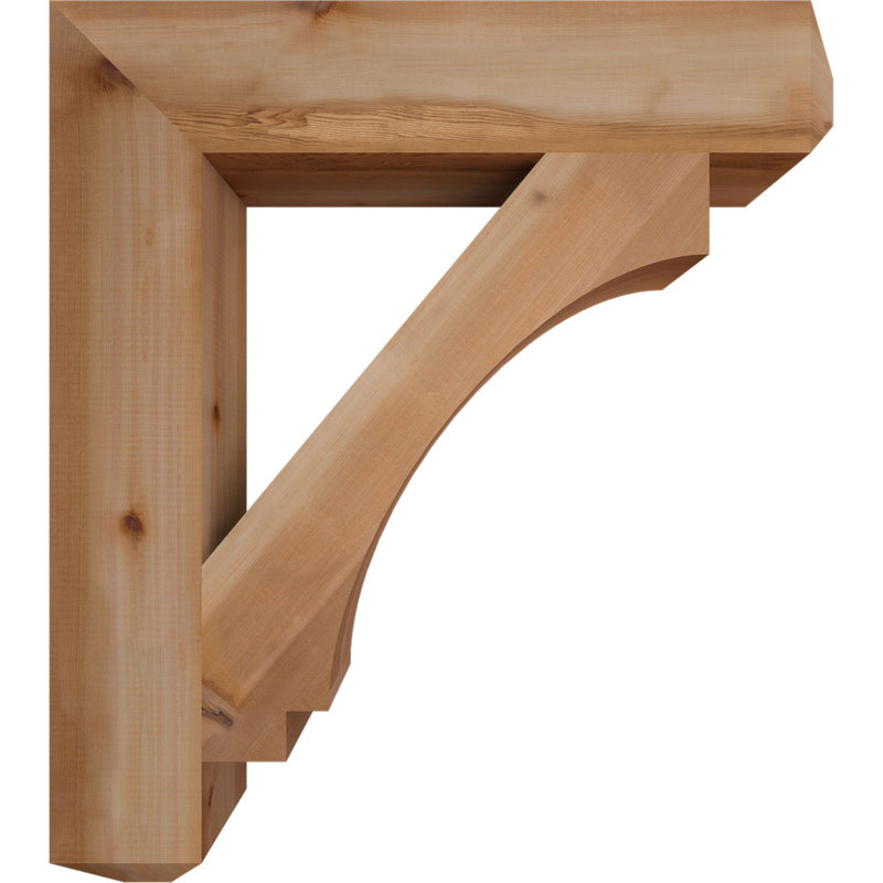 Support Imperial Craftsman, H 32 po x l 5,5 po x P 36 po, Western Red Cedar (Smooth)