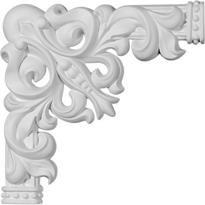 11"W x 11"H Sofia Panel Moulding Corner