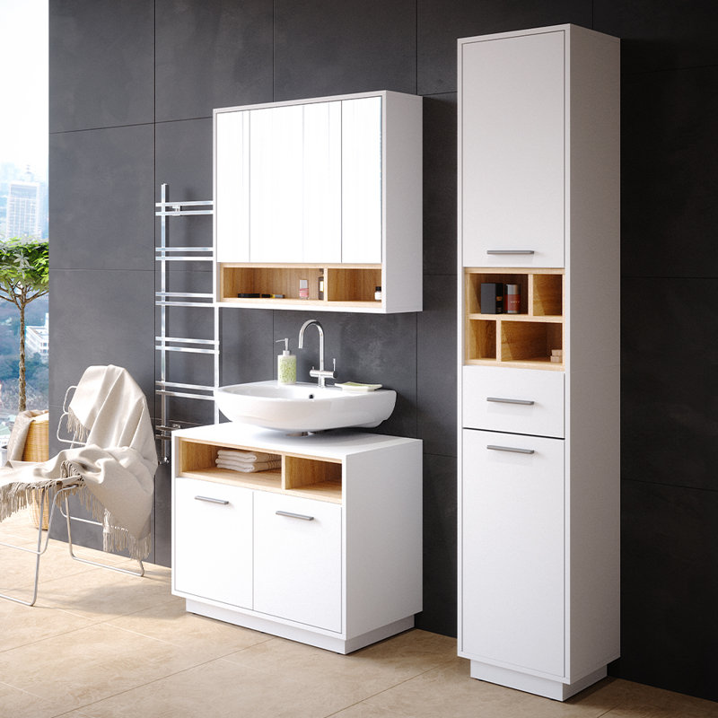 Bettysue Bathroom Furniture Suite, White