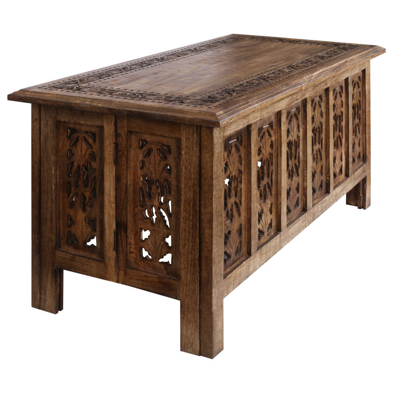 Haymarket Solid Wood End Table, Light Brown