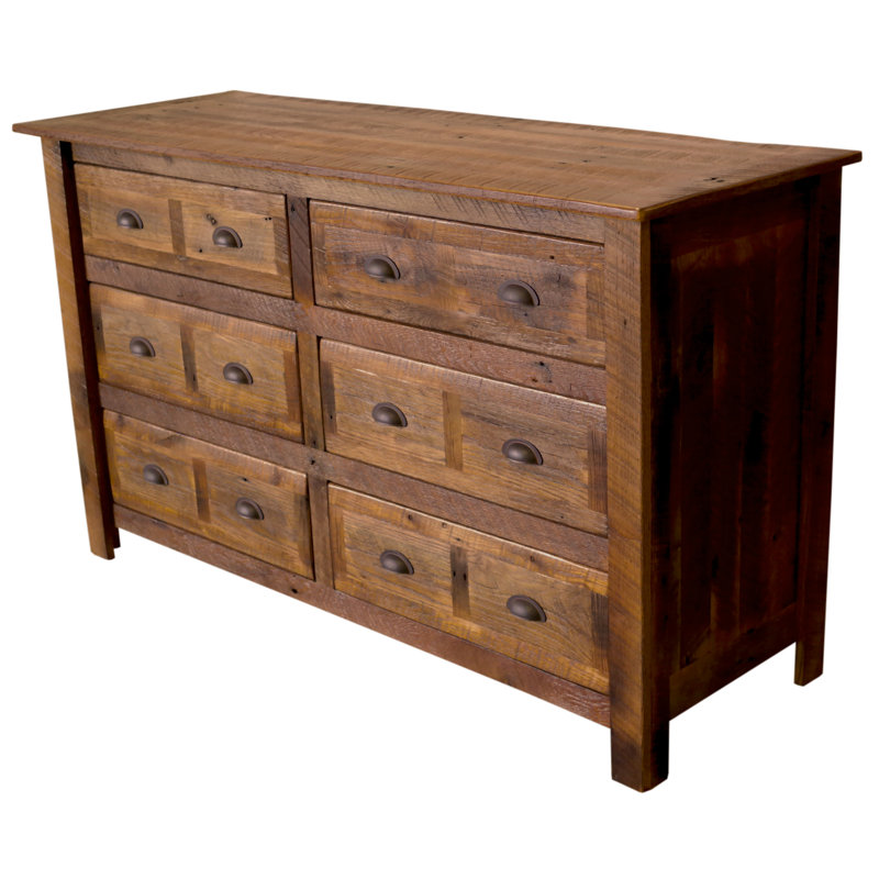 Commode à six tiroirs Fireside Lodge, Barnwood