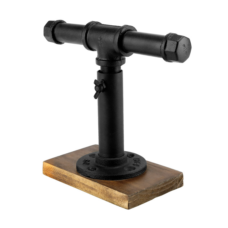 T-Bar Industrial Pipe Adjustable Jewellery Stand