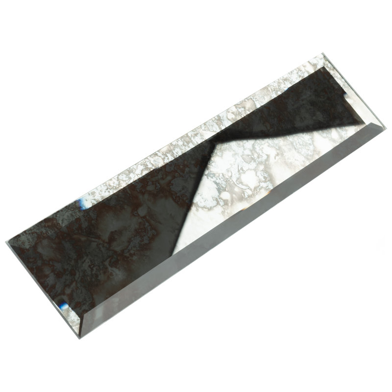 Lustre Beveled 2.9" x 12" Glass Wall Tile