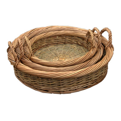 Ftenelle Wicker Decorative Tray