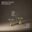 Occasion Deck-Mount Cross Bath Faucet Handles, 3.56" H x 3.44" W-1608541968