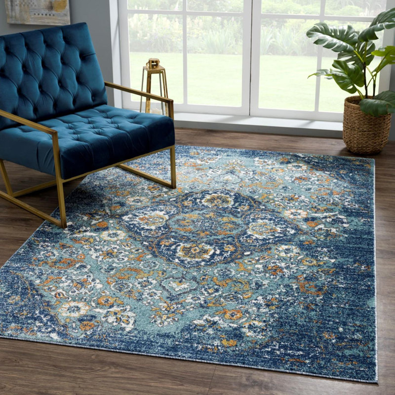 Victoria Oriental Indoor Rug, Rectangle 6' x 9'