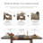 Gamino 72"–90"W Solid Acacia Extendable Dining Table-563217830