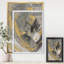 «Marble Gold and Black II», reproduction sur toile encadrée-48300118-48300119