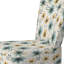 Chaise d'appoint rembourrée Teal & Beige