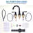 8 Inch Widespread Double Handle Bathroom Faucet With Pop Up Drain-103560313