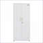 Armoires avec tablettes réglables Portes verrouillables | Acier blanc cassé | Maison / Bureau-292742298