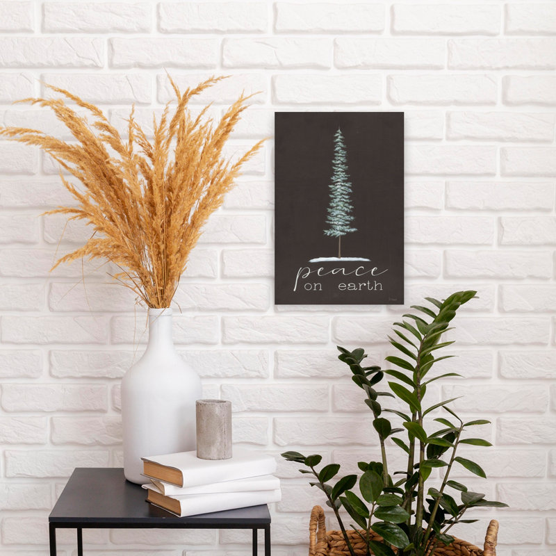 Peace on Earth 1 Piece Wrapped Canvas Wall Art, 45.72cm H x 30.48cm W