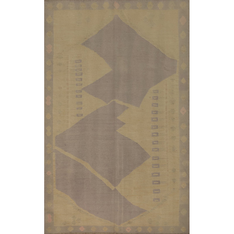 Tapis tissé à la main pastel 6 x 9