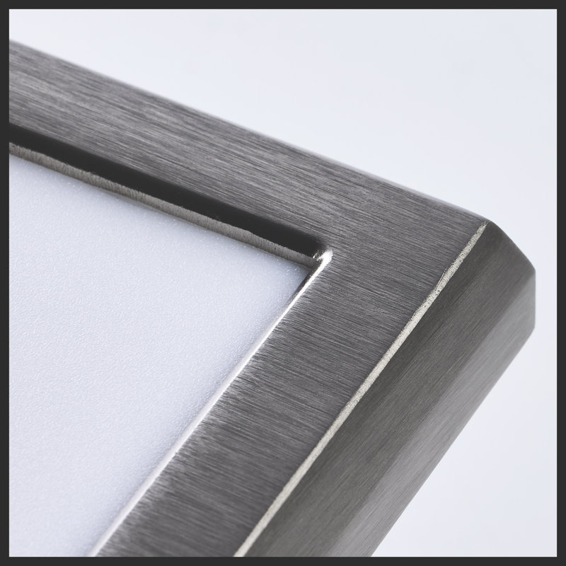 Blink Dimmable Square Flush Mount, Brushed Nickel