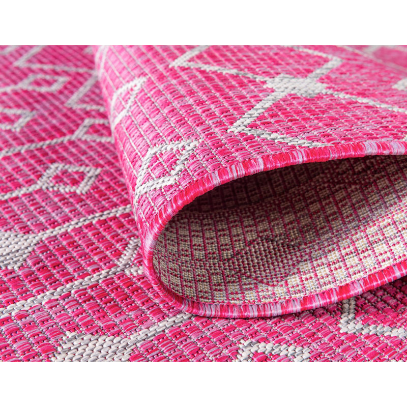 Avah Geometric Indoor / Outdoor Rug, Rectangle 9' x 12'2"