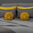 Yellow-Canvas Wool Solid Suede