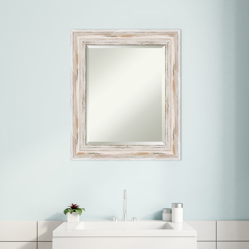 Tico Flat Mirror, 25.13" H x 21.13" W, White