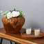 Vase de table en bois Burnetta