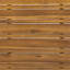 Ensemble de causeuse et table basse d'extérieur en bois d'acacia et en osier avec coussins