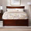 Lit plateforme en bois massif avec pied de lit et tiroirs Flagg-366803390-366803391