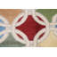 Tapis persan moderne à motif treillis Gabbeh moderne noué à la main 6 x 9