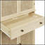 Armoire de rangement en rotin à 4 portes avec 1 tiroir et 4 tablettes réglables, durable et imperméable pour une utilisation extérieure