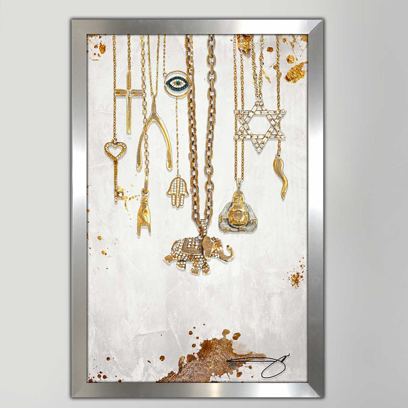 «Faith and Luck», reproduction d'impression encadrée, H 27,5 po x l 21,5 po x P 0,75 po
