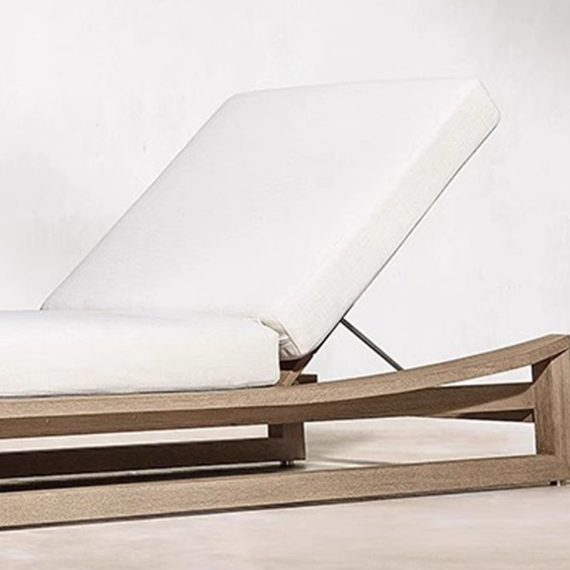 Chaise longue d'extérieur en teck Villa