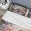 Floral Buddha In Meditation I - Ensemble de housse de couette spirituel - Polyester en microfibre-110397635