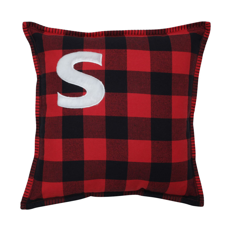 Plaid Reversible Throw Pillow, S